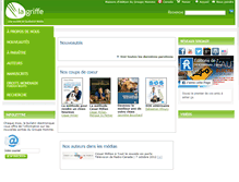 Tablet Screenshot of editions-lagriffe.com
